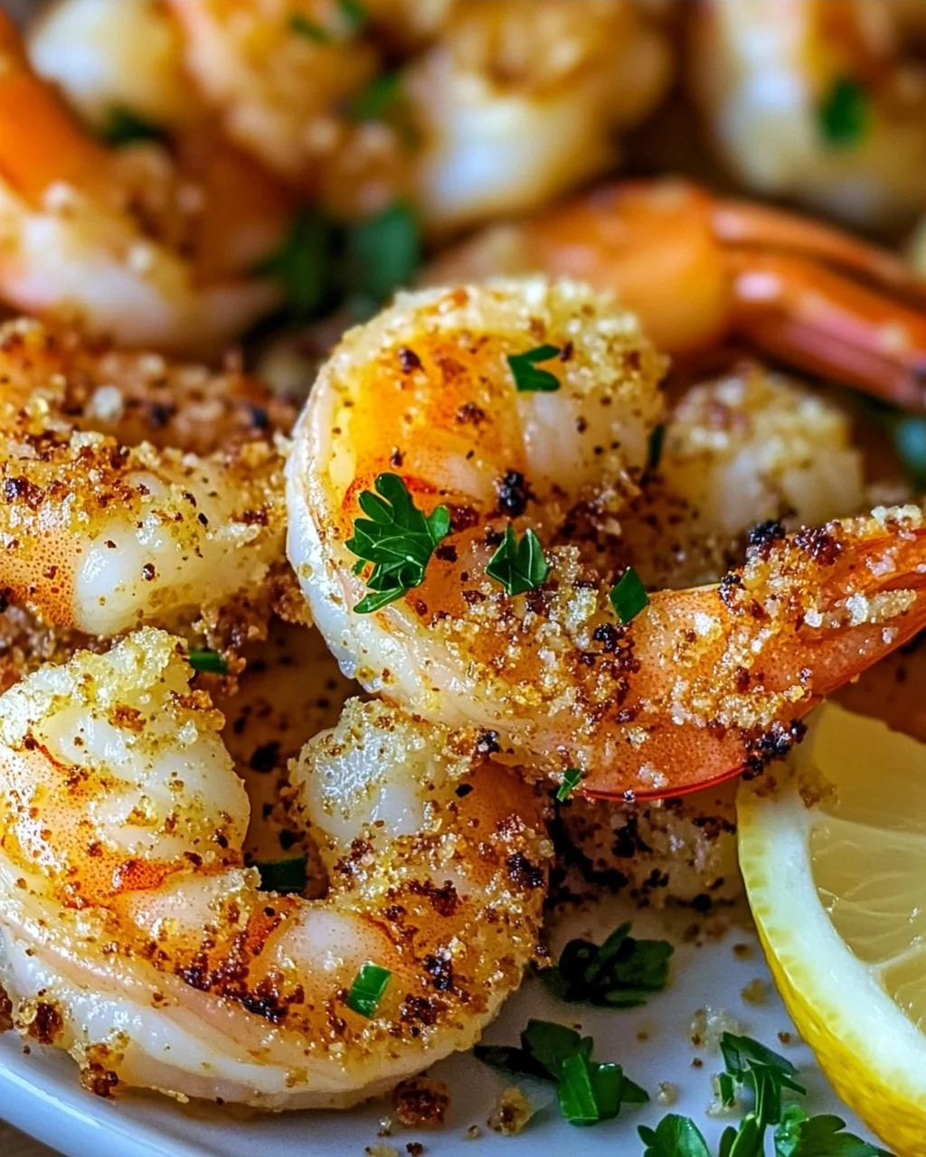 Air Fryer Knoblauch Parmesan Garnelen