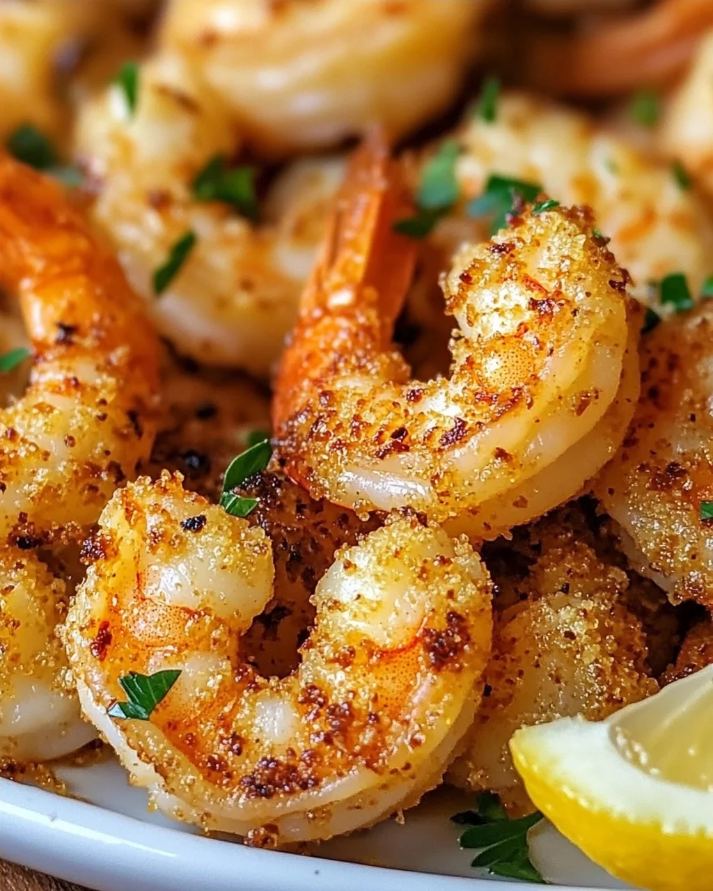 Air Fryer Knoblauch Parmesan Garnelen