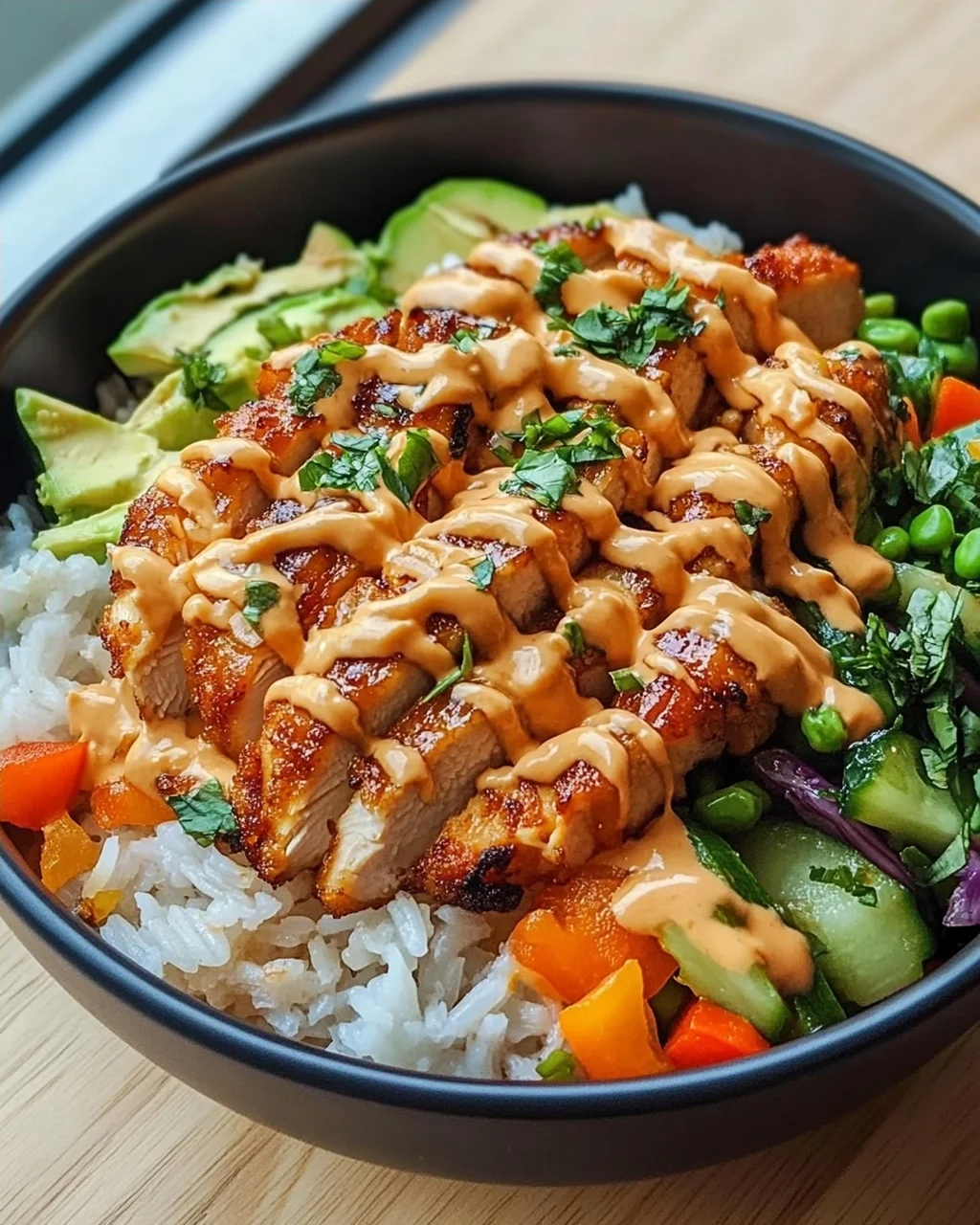 Bang Bang Chicken Bowl: Geschmacksexplosion, einfach kochen!