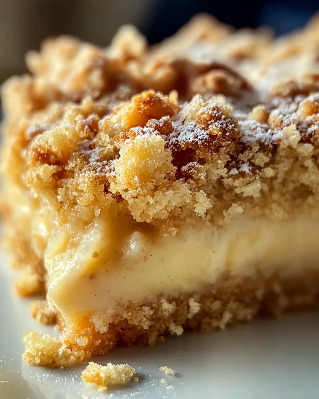 Blaunon-alcoholic beer Streuselkuchen Mit Cremigem Puddingkern
