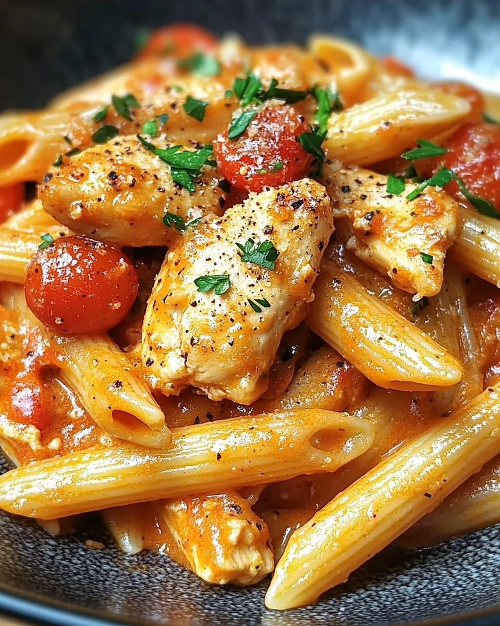 Cremiges Hähnchen all’Arrabbiata in 25 Minuten