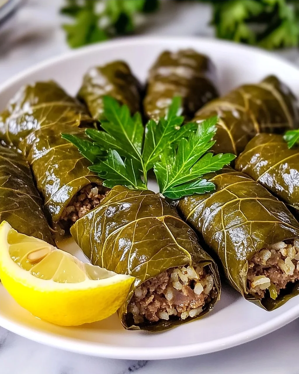Dolmades: Einfache gefüllte Weinblätter aus Griechenland