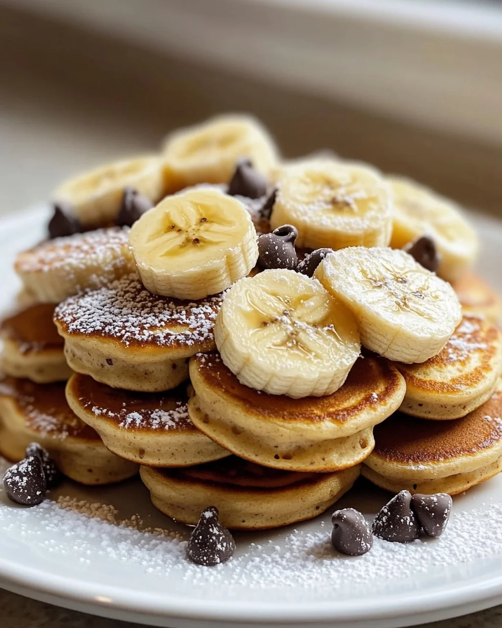 Erdnussbutter-Bananen Mini Pancakes: Dein süßes Frühstück!