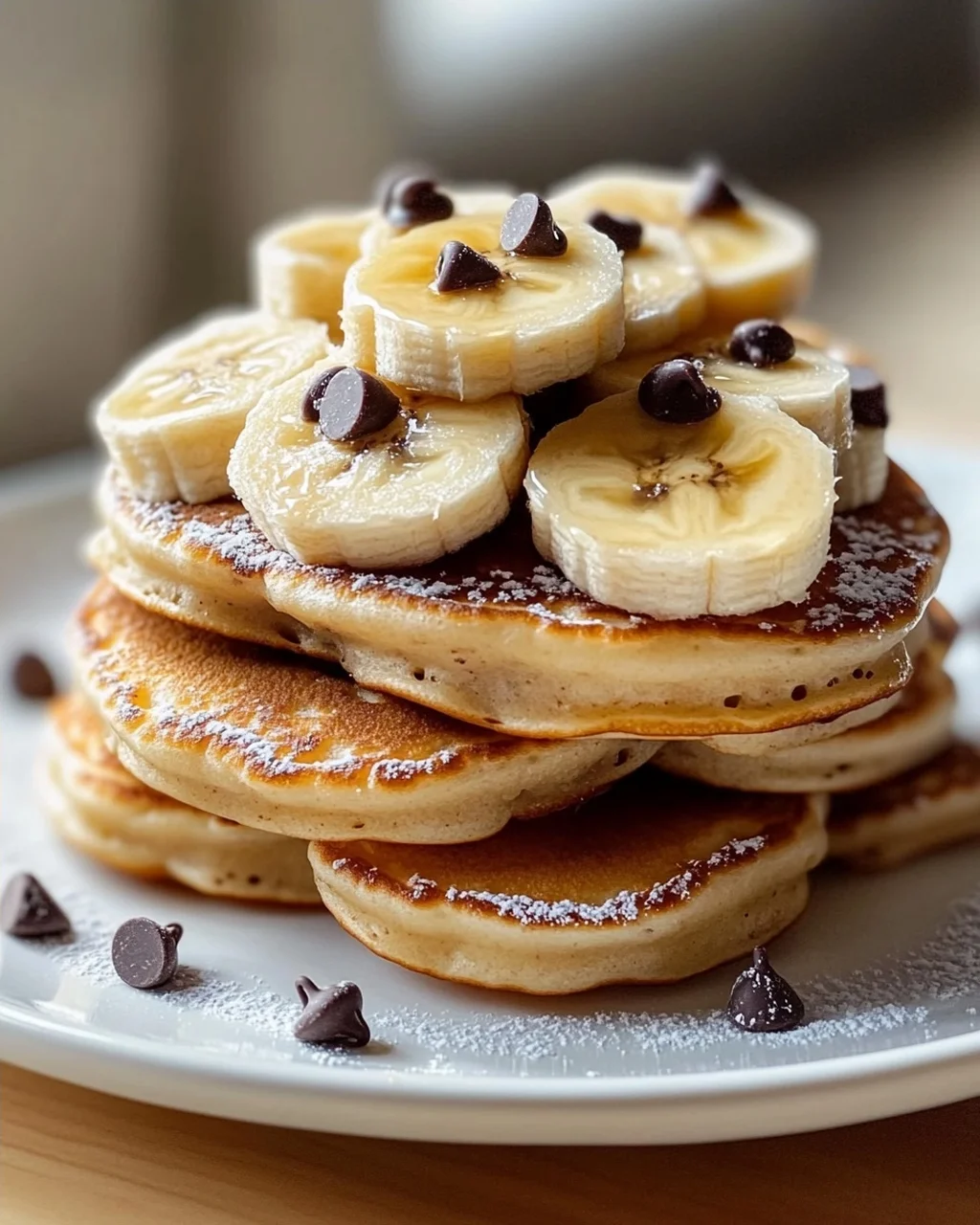 Erdnussbutter-Bananen Mini Pancakes: Dein süßes Frühstück!