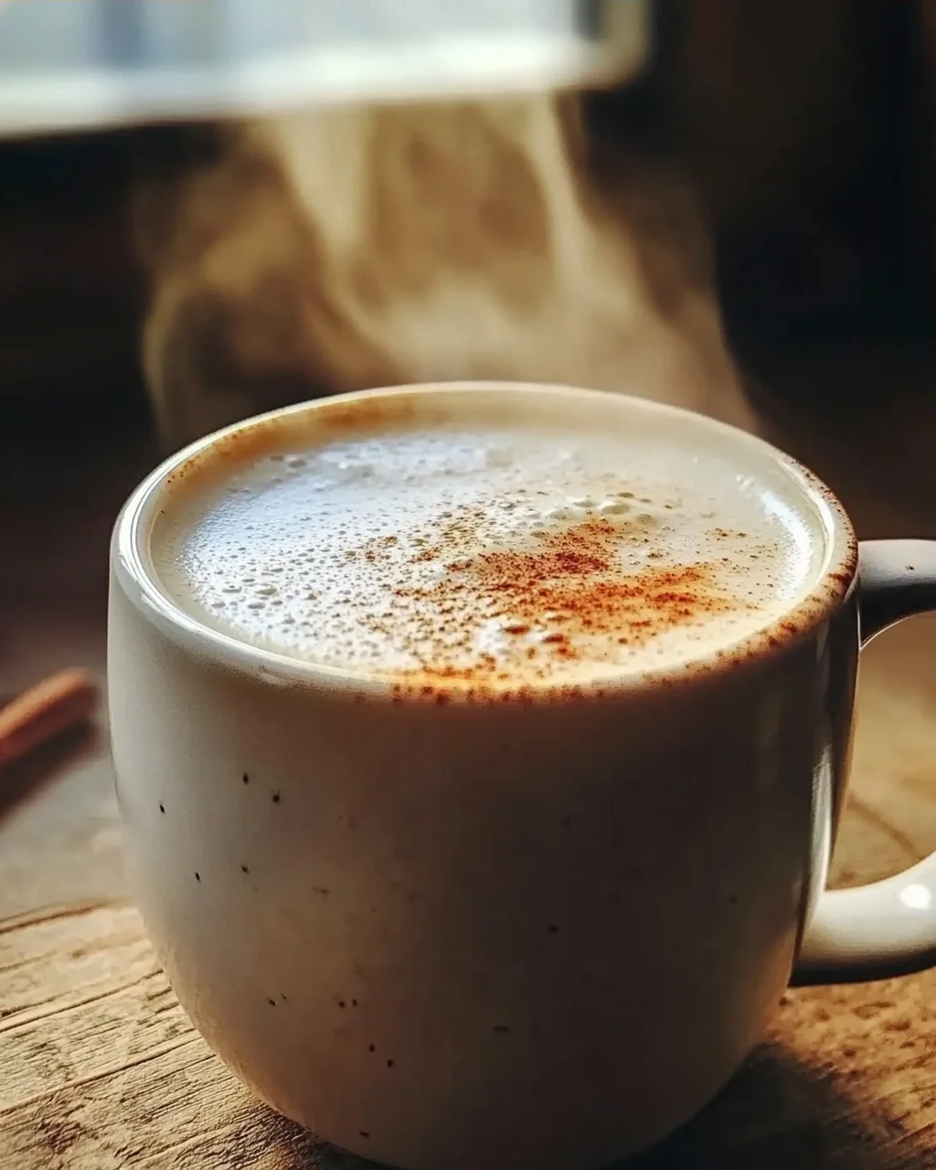 Genieße den perfekten Vanille Zimt Milchtee
