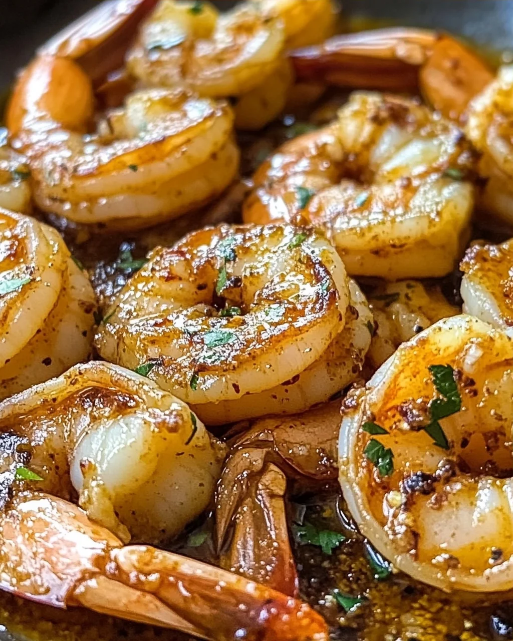 Hatch-Chili geräucherte Garnelen mit Knoblauchbutter