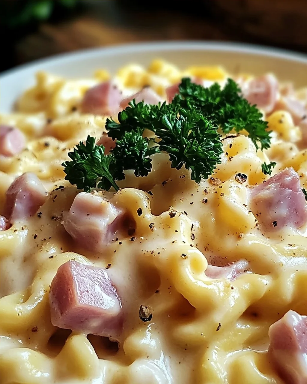 Käse-Schinken-Sahne Spätzle
