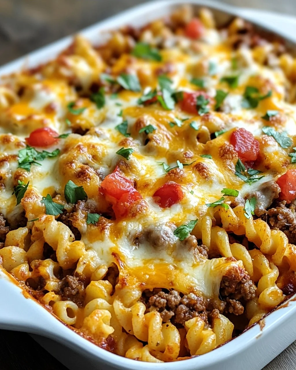Käse-Taco-Stick-Pasta-Auflauf