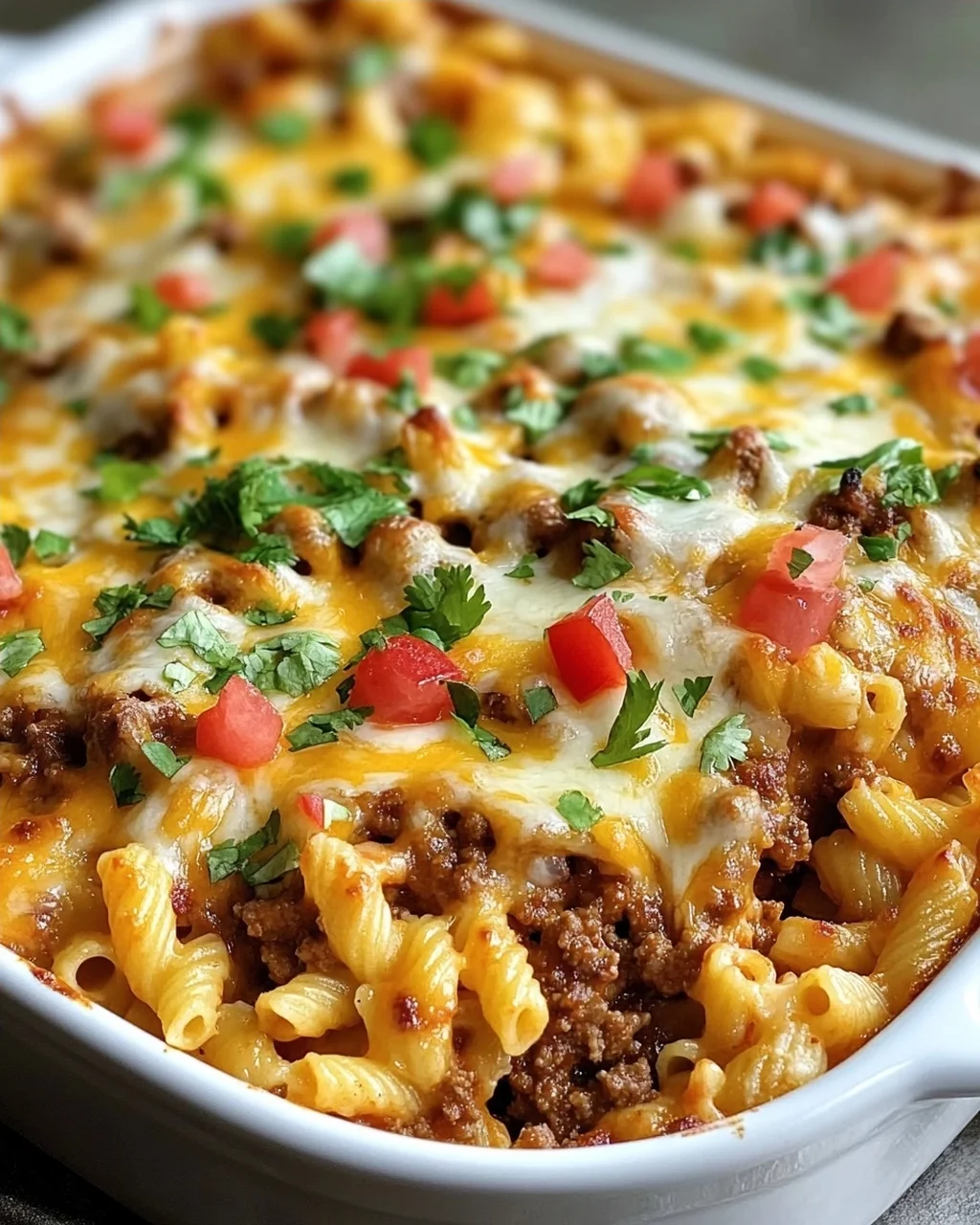Käse-Taco-Stick-Pasta-Auflauf