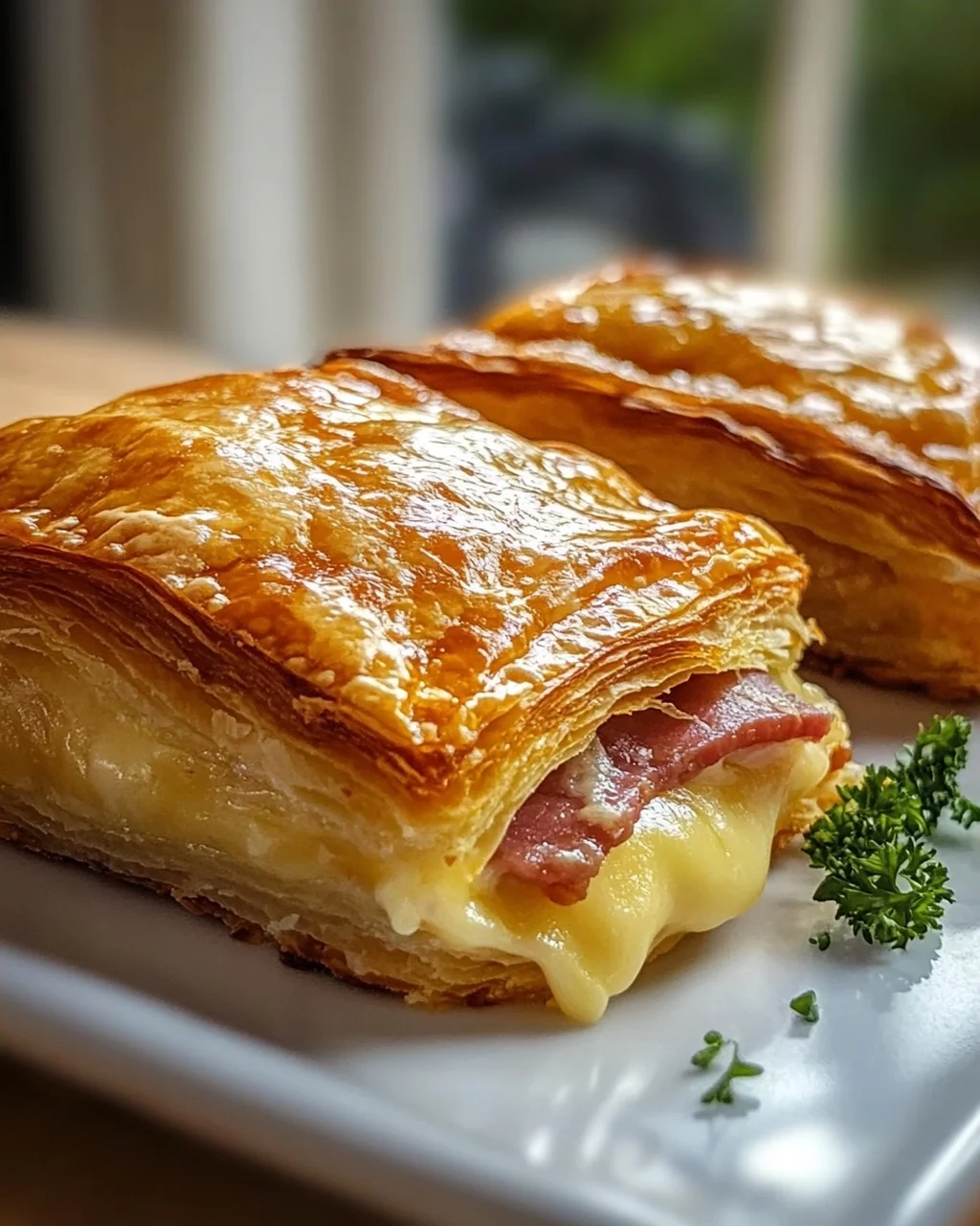 Klassische Rinderschinken Käse Blätterteigtaschen: Lecker & Schnell