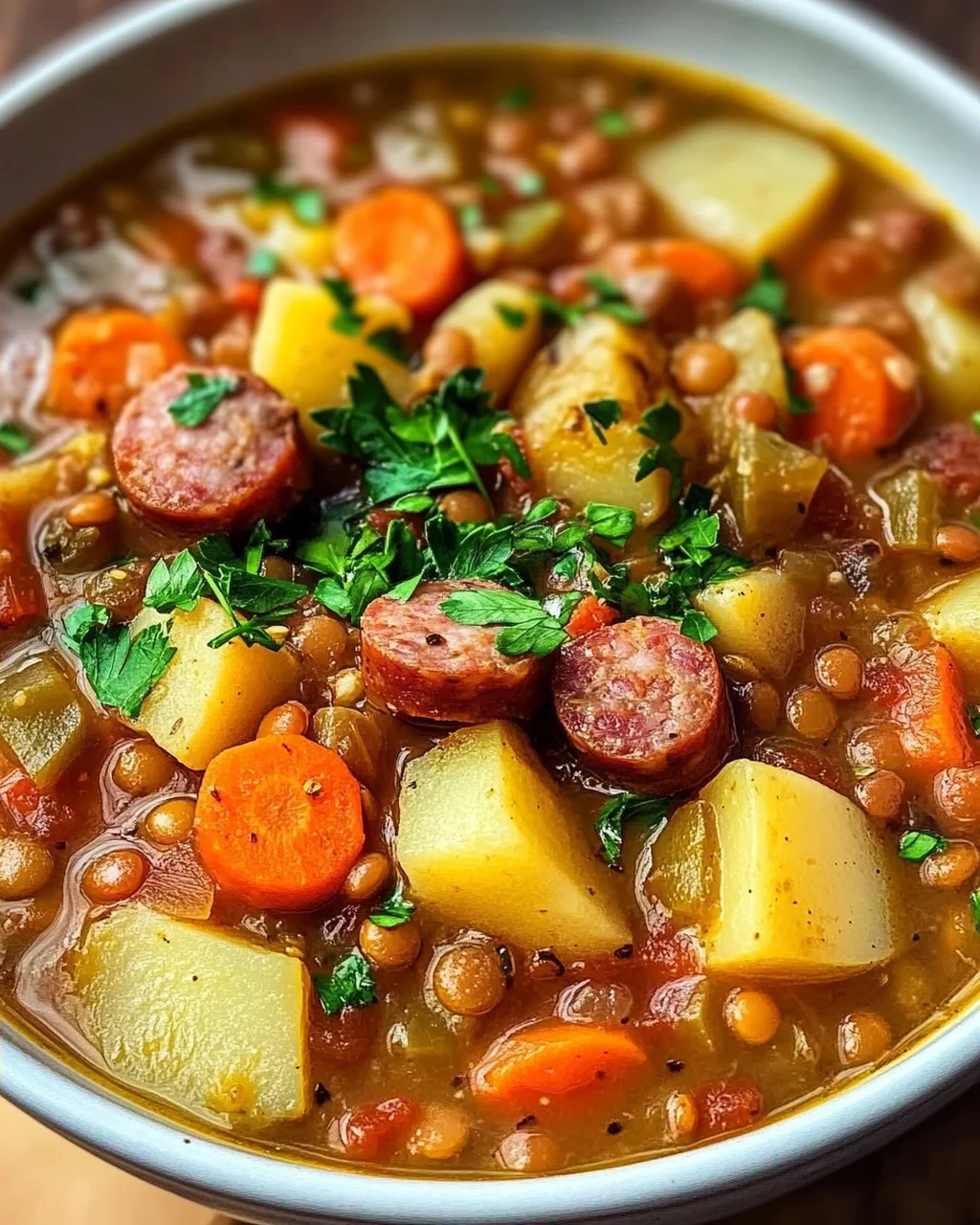 Linsensuppe Rezept klassisch
