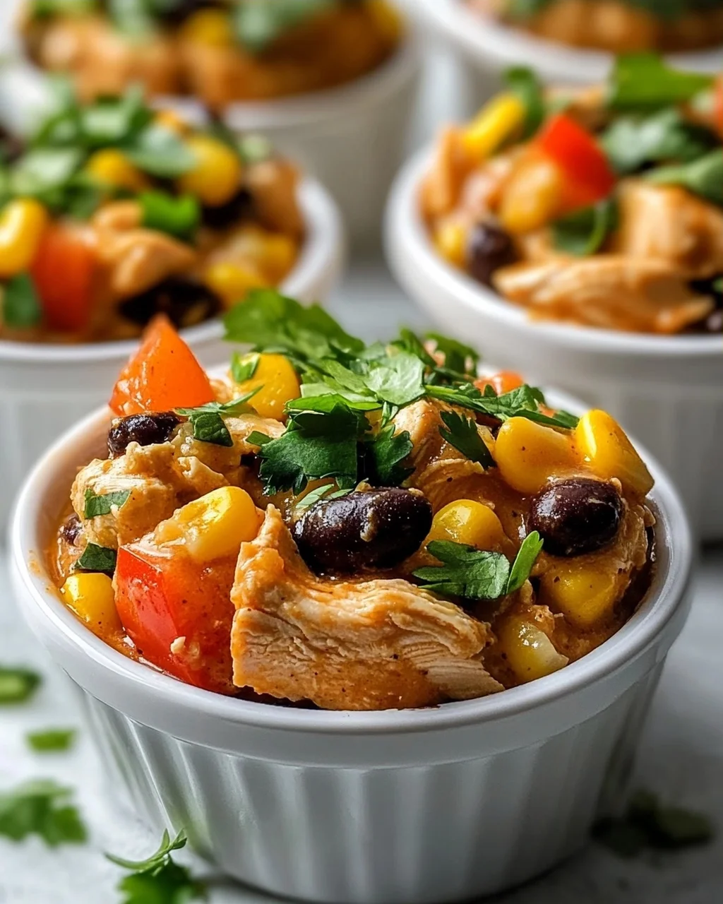 Mini Crock Pot Fiesta Chicken Cups – Perfekt für Partys!