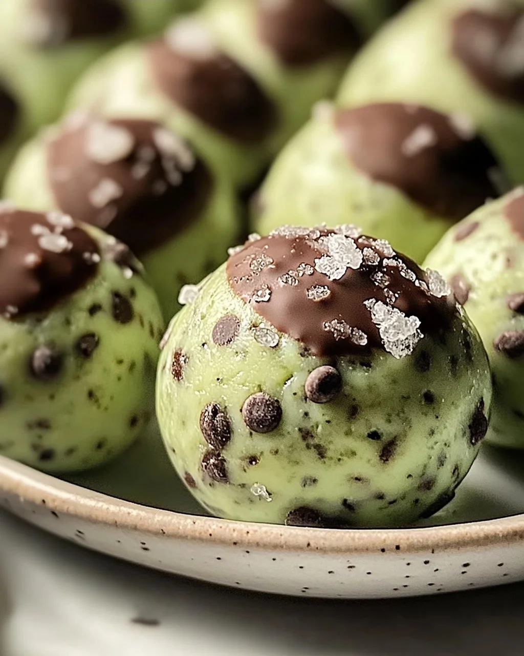Minz-Schoko-Proteinbällchen Rezept: Gesunder Power-Snack!