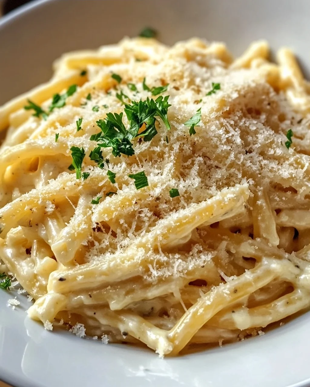 One Pot Cremige Knoblauch Pasta