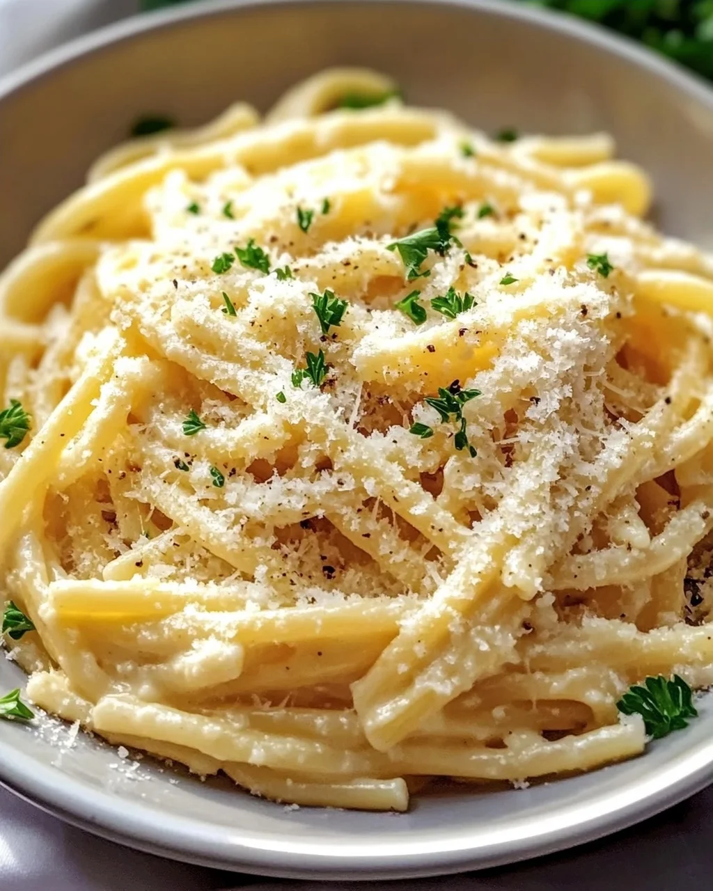 One Pot Cremige Knoblauch Pasta
