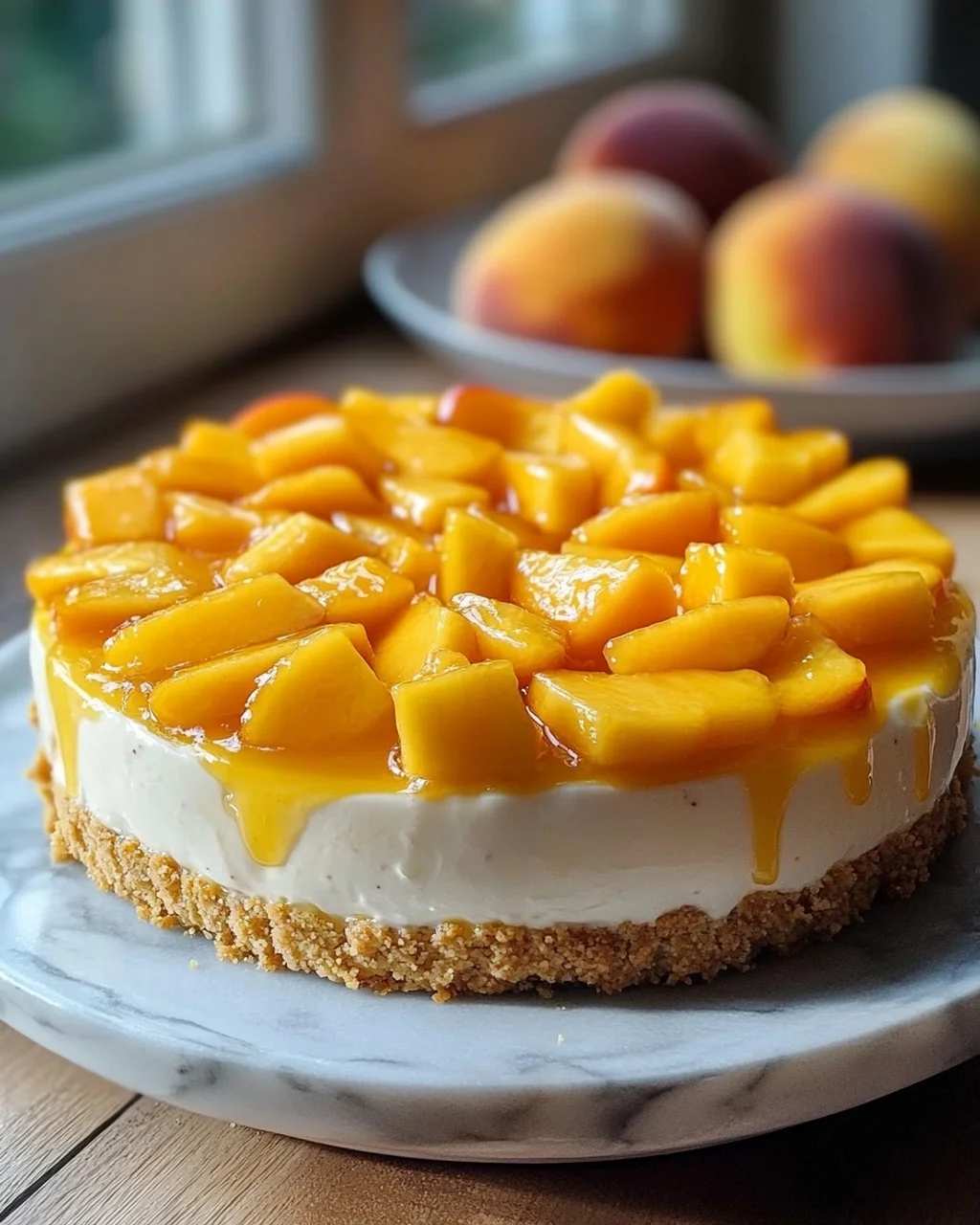 Pfirsich Maracuja Torte ohne Backen