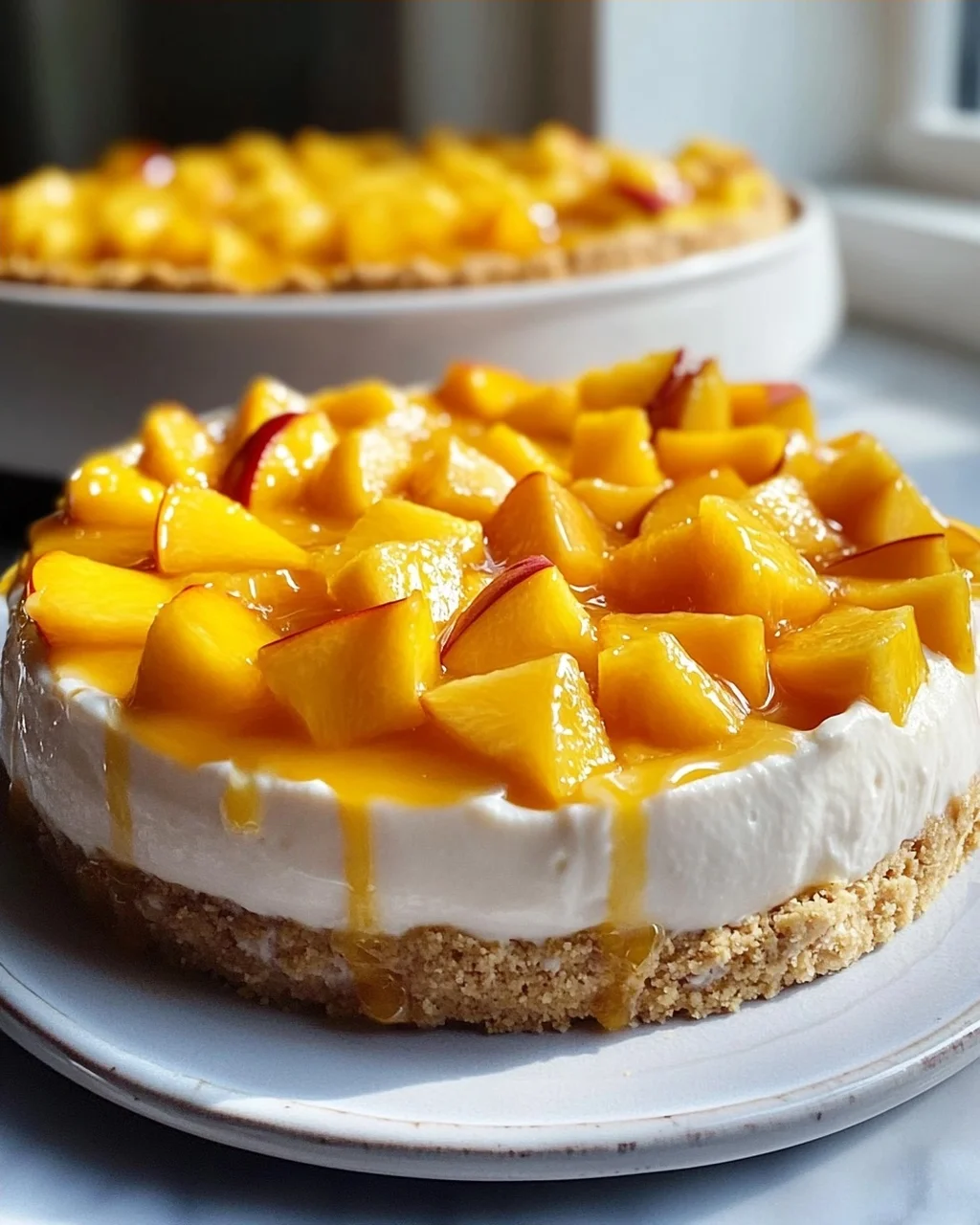 Pfirsich Maracuja Torte ohne Backen