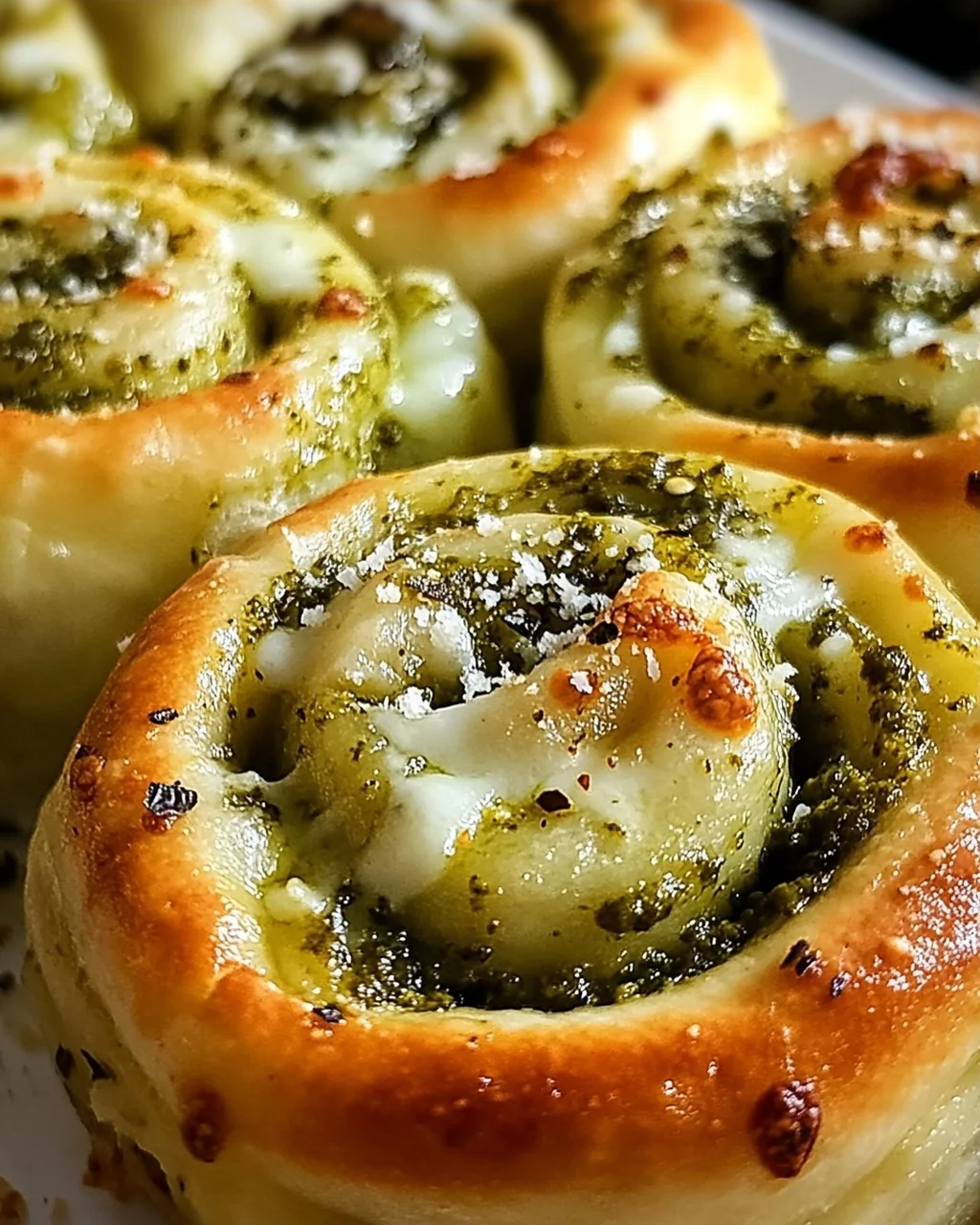 Pizzaschnecken: Pesto, Mozzarella – einfach unwiderstehlich!
