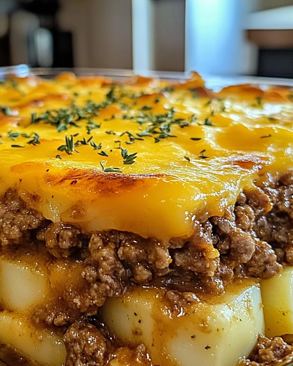 Rinderhackfleisch und Kartoffelauflauf für jeden Tag