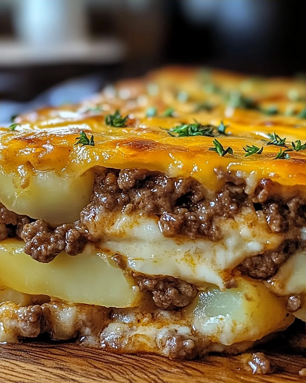 Rinderhackfleisch und Kartoffelauflauf für jeden Tag