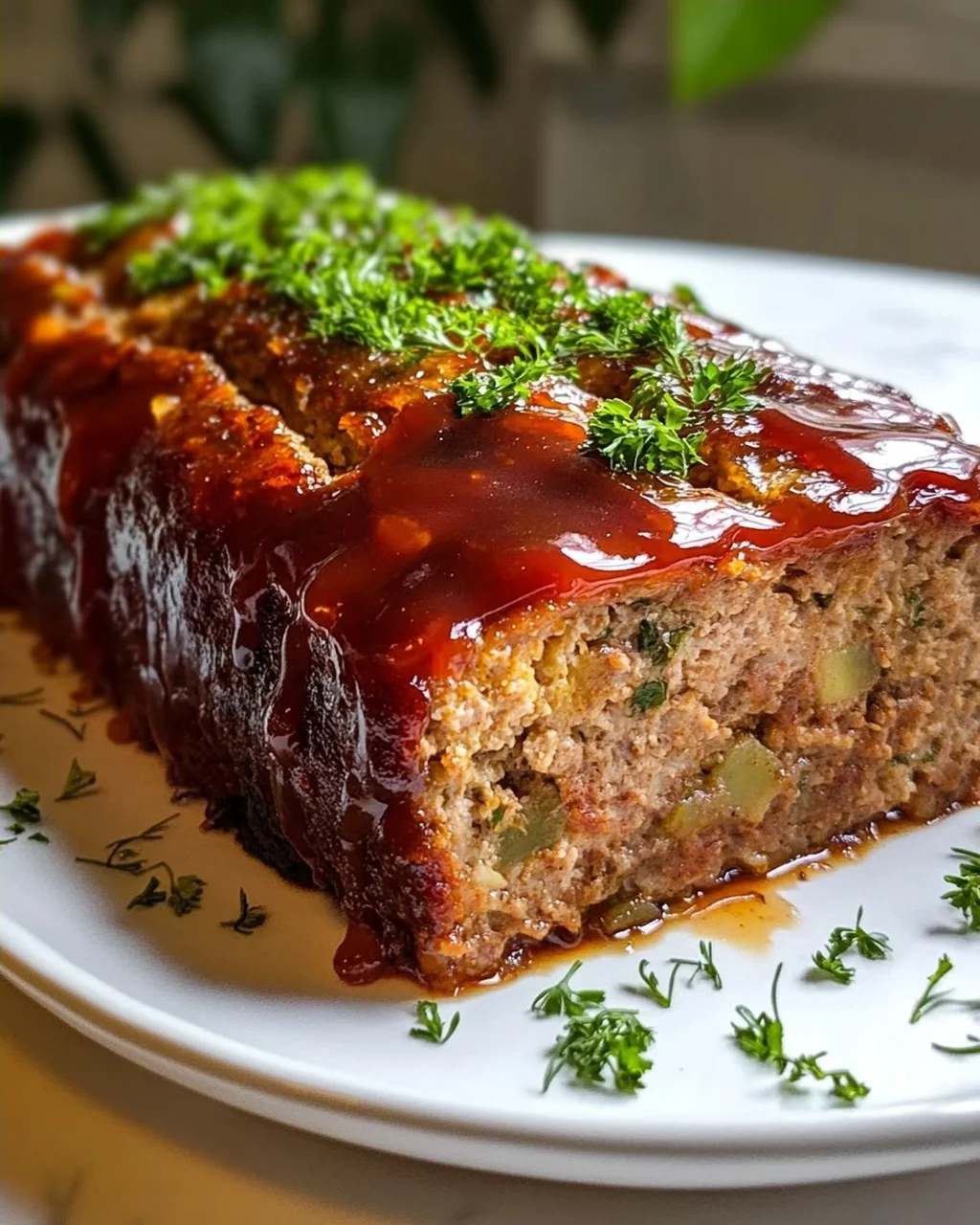 Saftiger Hackbraten aus dem Ofen
