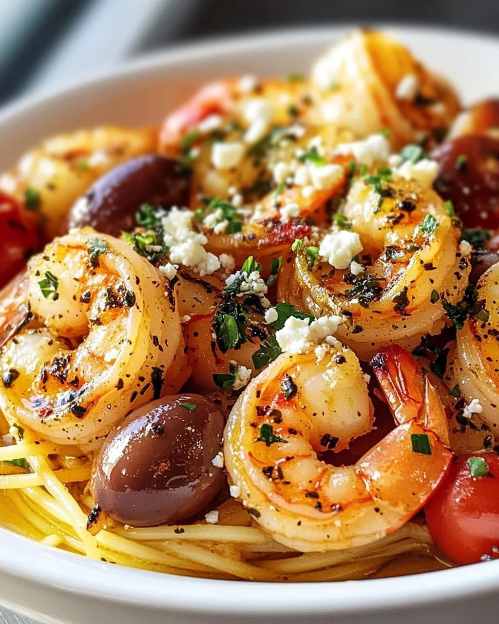 Scharfe Griechische Garnelen Scampi: Chili & Kräuter-Kick!