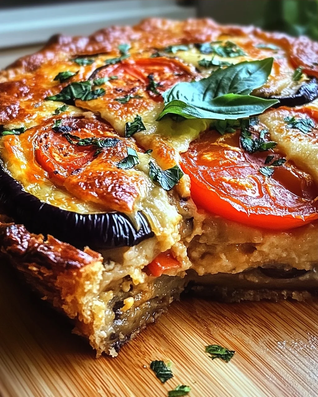 Sommer Tomaten und Auberginen Kuchen Rezept