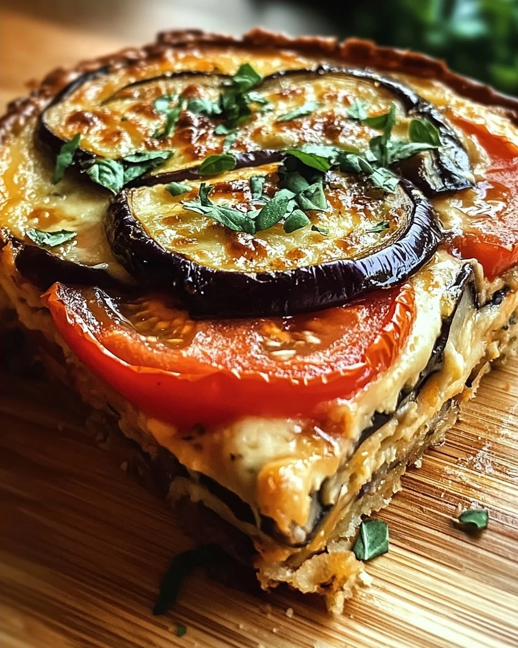 Sommer Tomaten und Auberginen Kuchen Rezept