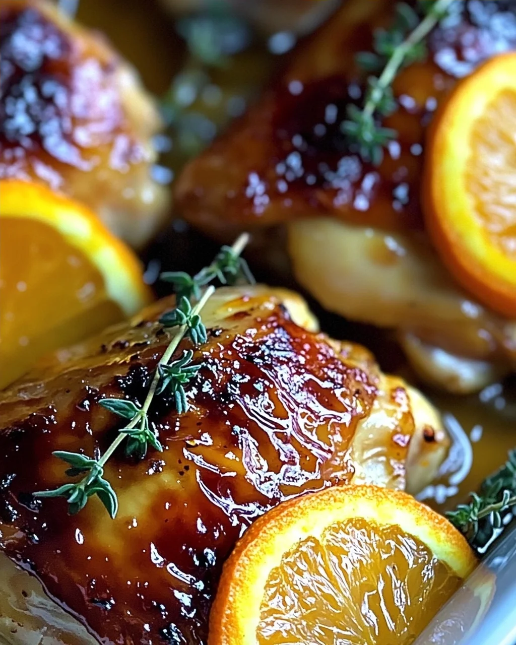 Süß-Herzhaftes Geröstetes Orangen-Hähnchen