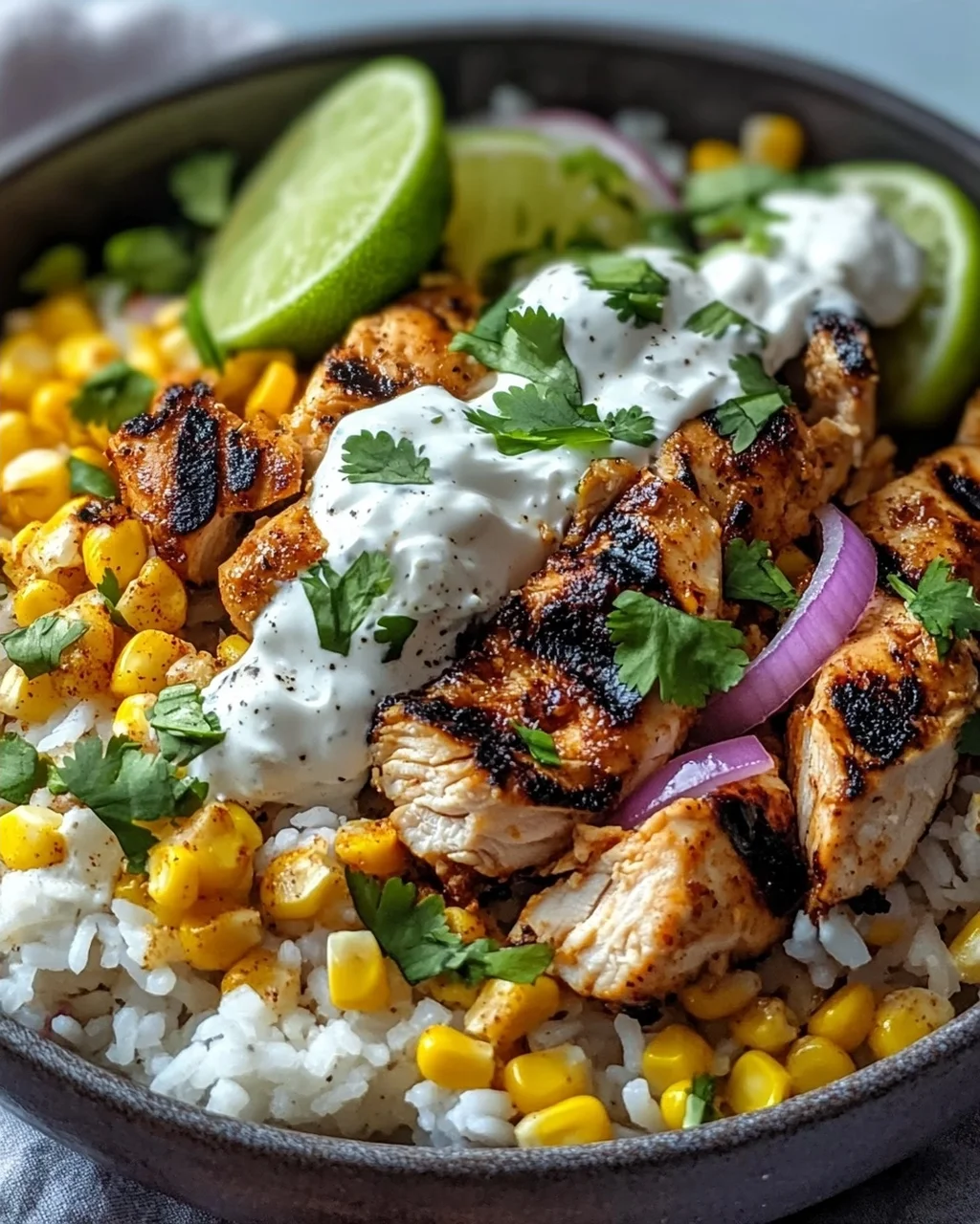 Tasty Street Corn Chicken Bowl