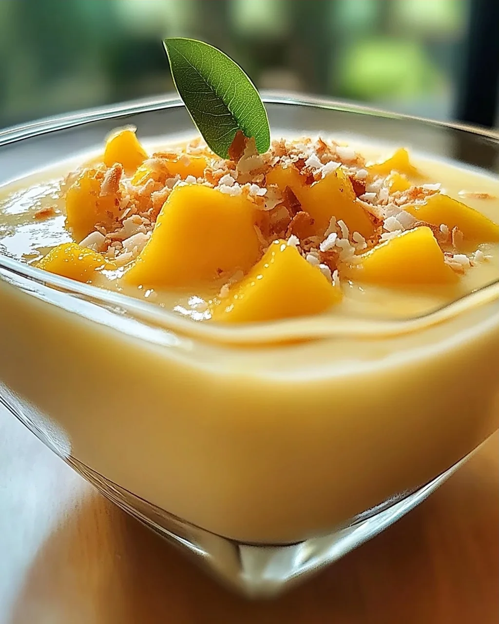Thailändischer Kokosnuss-Pudding: Cremig und Lecker
