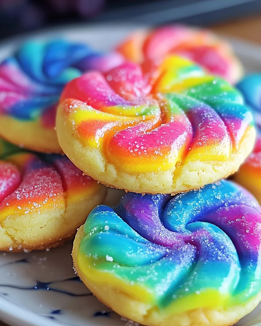 Tie Dye Kekse backen