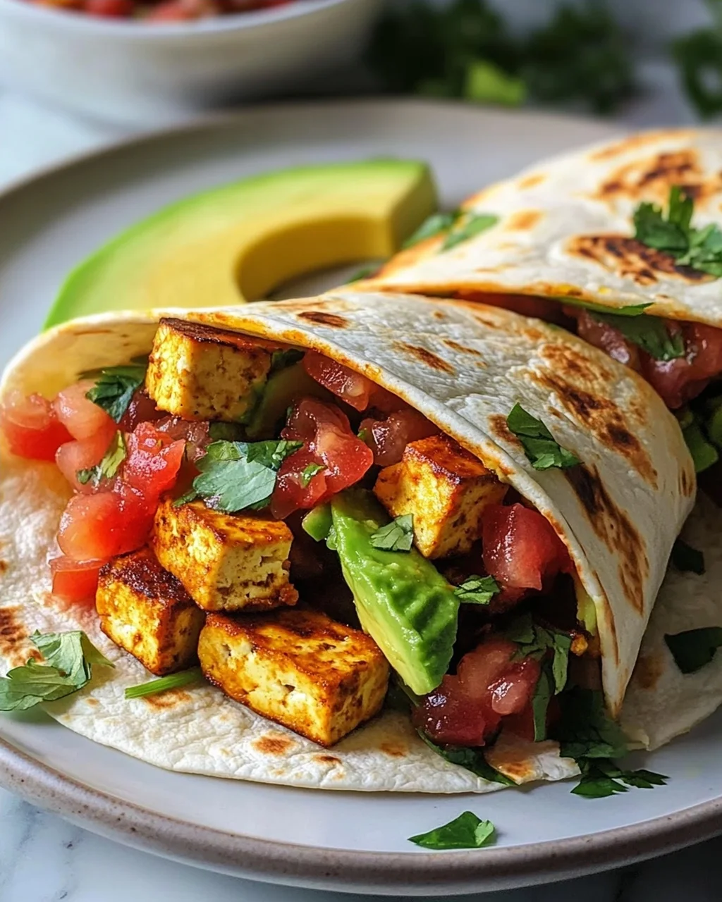 Tofu Wraps mit Avocado & Salsa – Frisch, Leicht & Lecker!