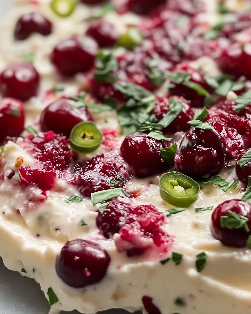 Würziger Weihnachts-Cranberry-Jalapeno-Dip für Festtage
