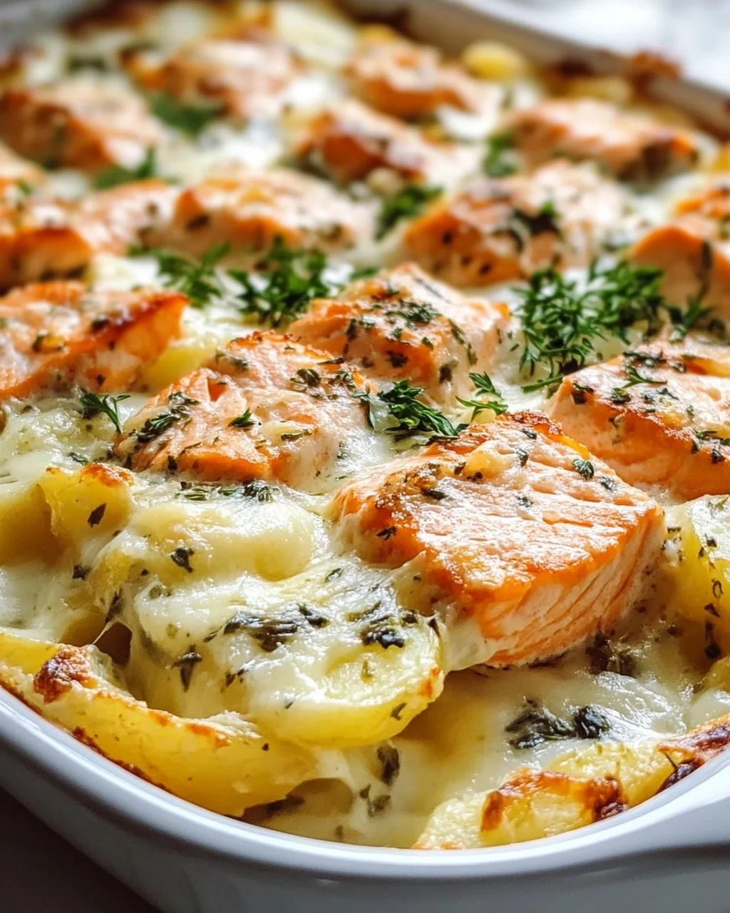 Zarter Lachs Auflauf mit Kartoffeln – Einfach und Lecker!