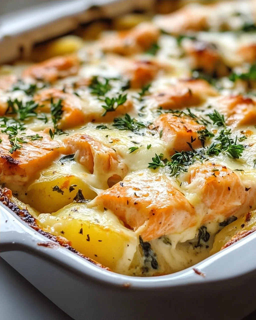 Zarter Lachs Auflauf mit Kartoffeln – Einfach und Lecker!