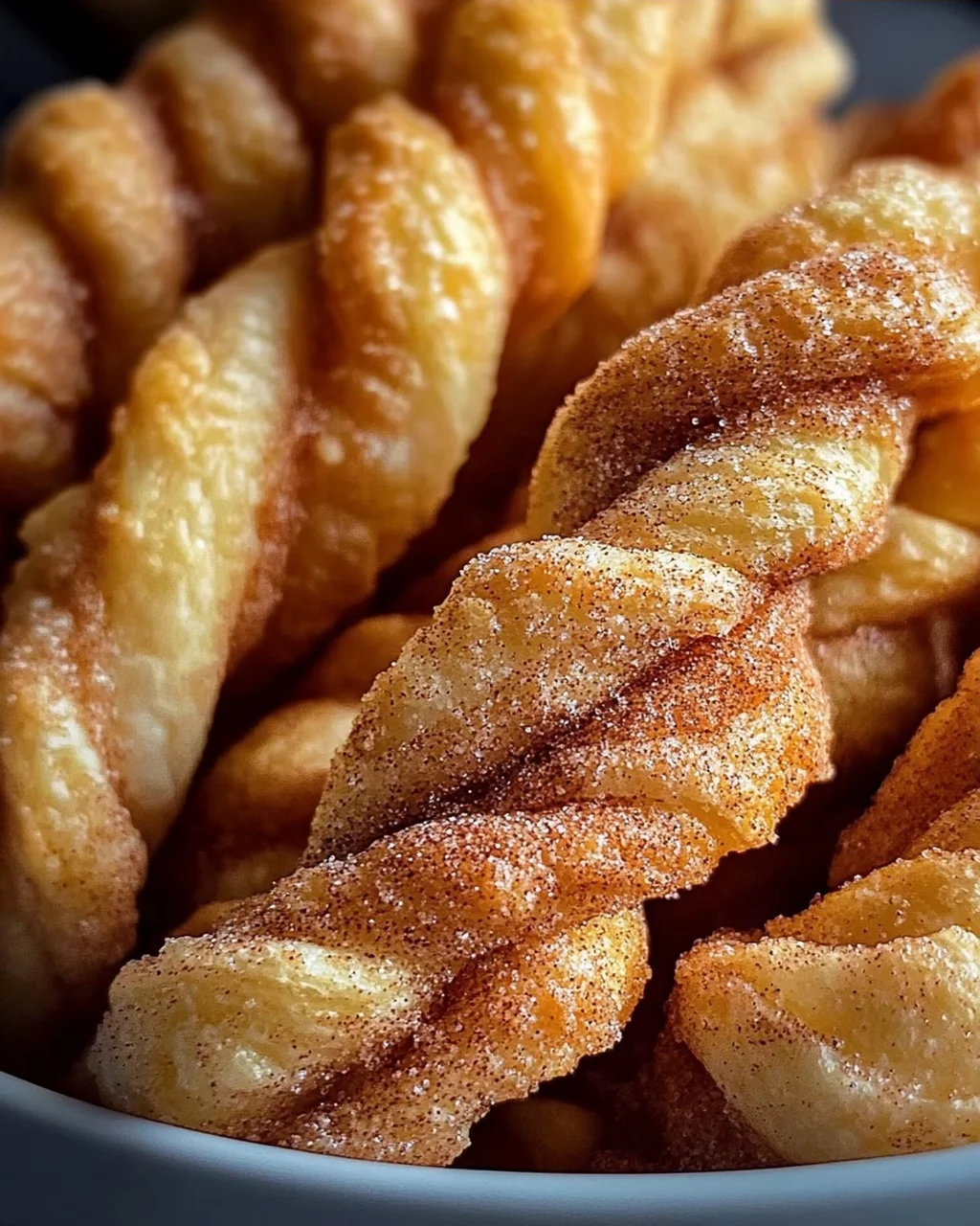 Zimt Zucker Twists aus Blätterteig
