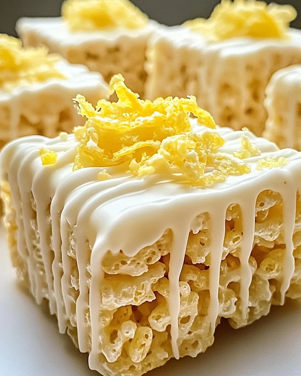 Zitronen Rice Krispy Leckerbissen für jeden Anlass